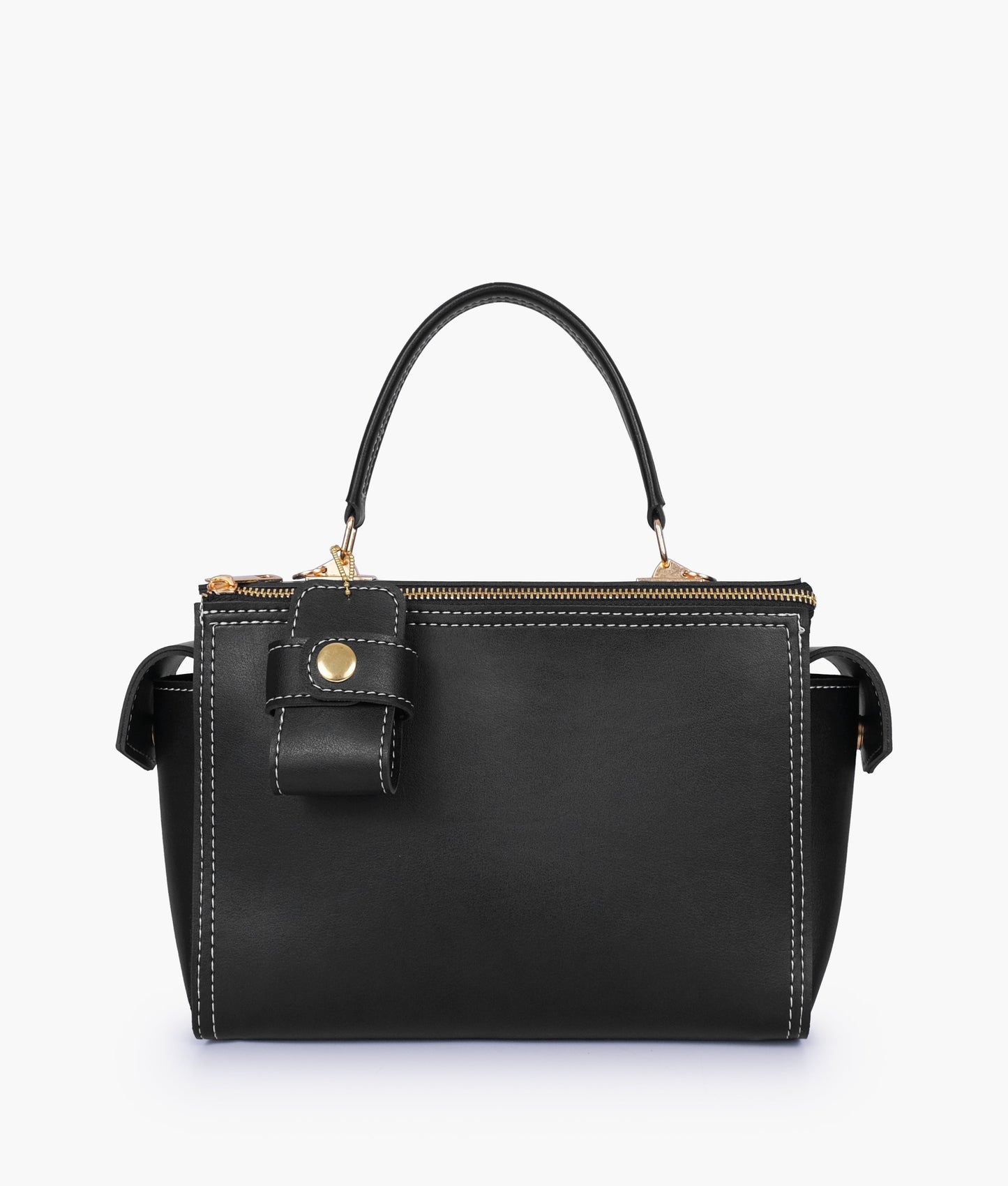 Black bowling bag with top-handle