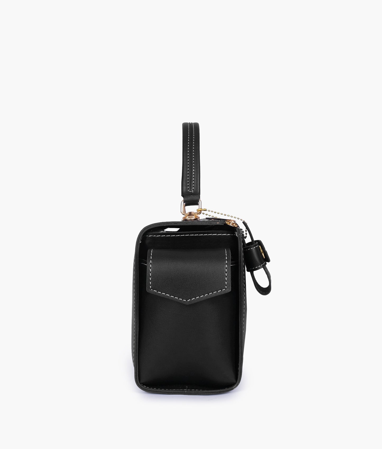 Black bowling bag with top-handle